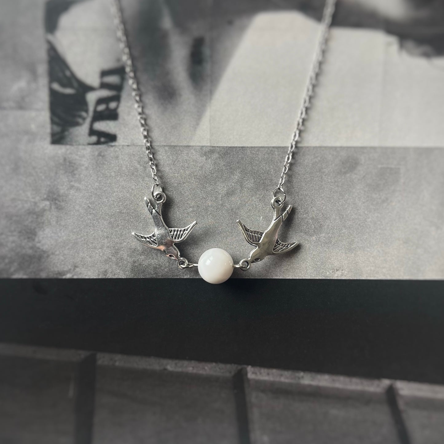 There's a Piece of You In How I Dress | Swallow Bird Necklace