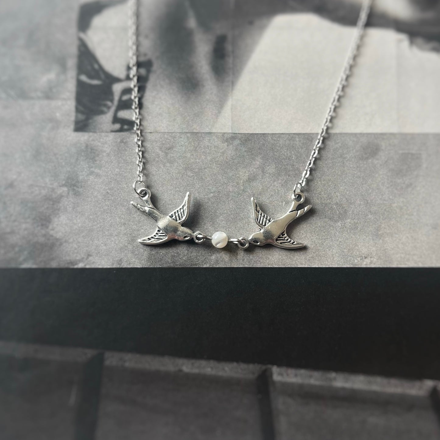 There's a Piece of You In How I Dress | Swallow Bird Necklace